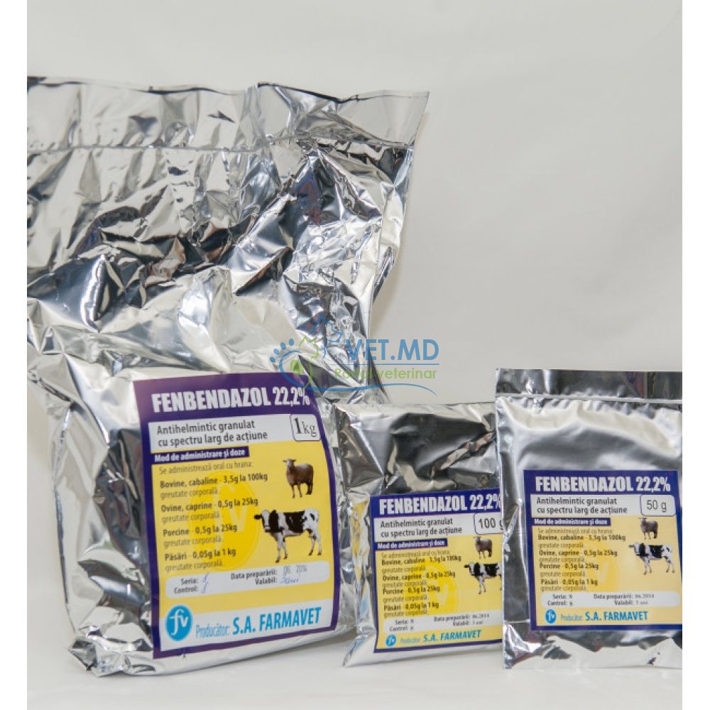 Фенбендазол 22.2% гранулы 50 г